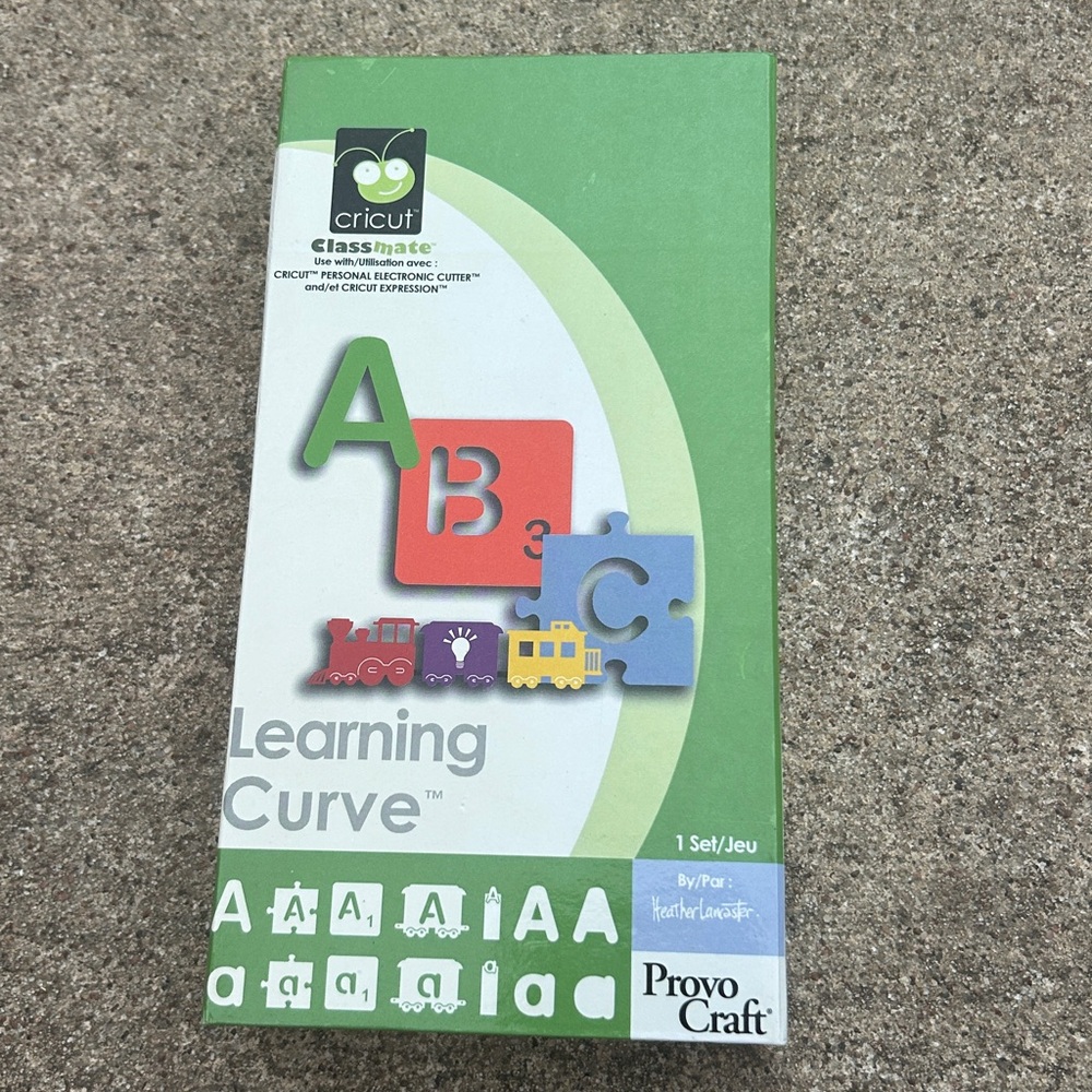 Cricut Learning Curve Alphabet Cartridge Set